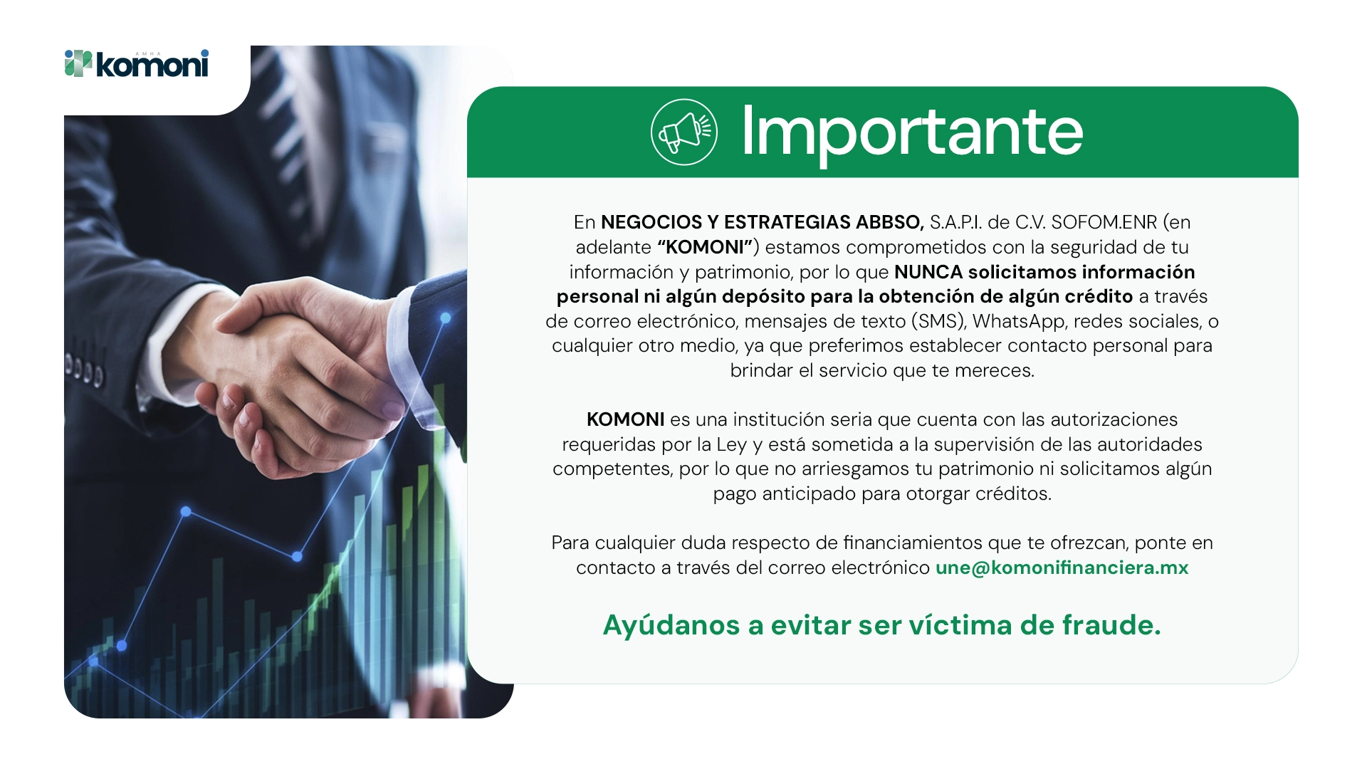 Aviso Komoni